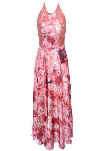 Vestido Dolps Flores Rosa