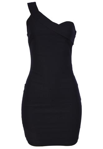 Vestido Dot Clothing Liso Preto