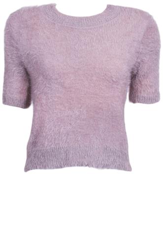 Blusa Dress Co Felpuda Bege