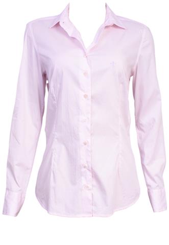 Camisa Dudalina Manga Longa Rosa