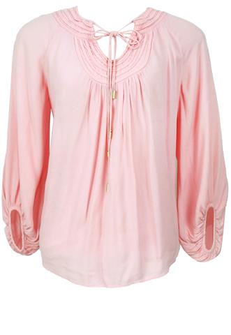 Blusa Diane Von Fustenberg Amarração Rosa