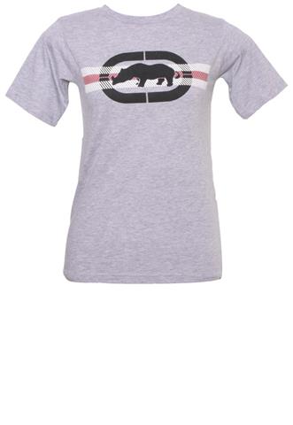 Camiseta Ecko Unltd Estampada Cinza