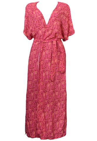 Kimono Eloísa Fumero Longo Rosa