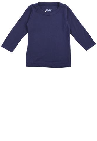 Camiseta Elian Manga Longa Azul