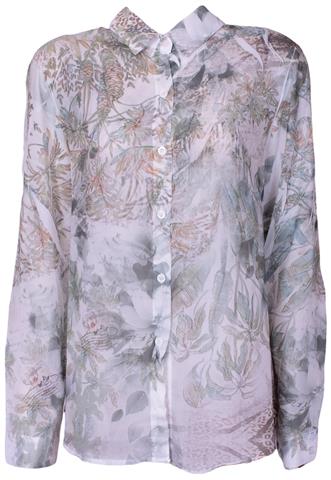 Camisa Equus Animal Print Verde/Bege