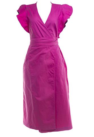 Vestido Eva Transpassado Rosa