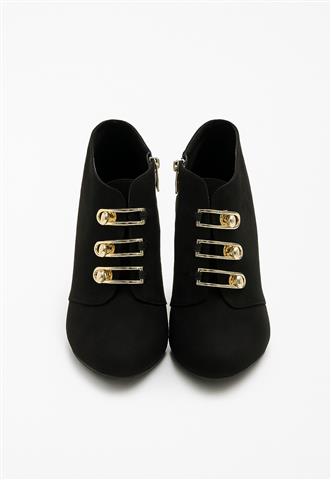 Ankle Boot Eva & Zoe Zíper Preta