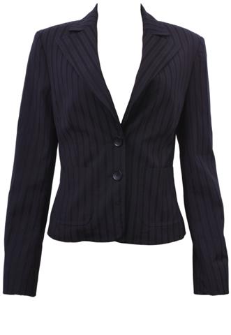 Blazer Express Design Studio Risca de Giz Preto