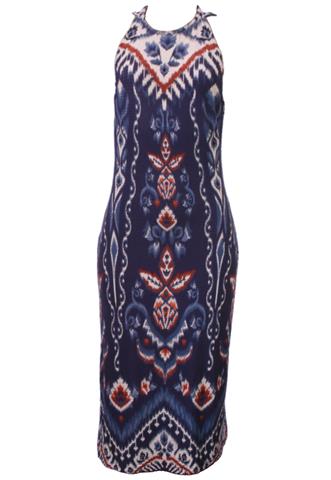 Vestido Farm Midi Azul