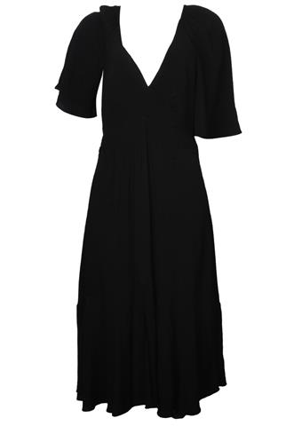 Vestido Farm Liso Preto