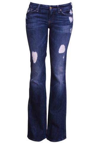 Calça For All Mankind Destroyed Azul