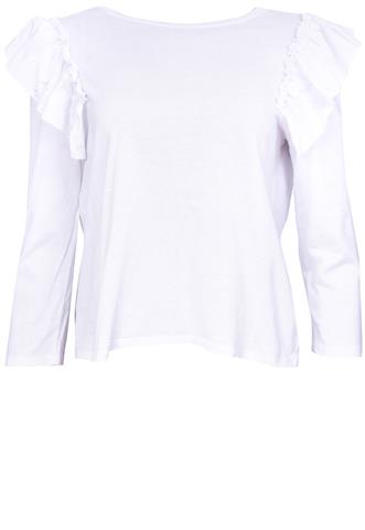 Blusa Fodrever 21 Manga Longa Branca