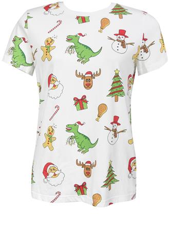 Camiseta Forever 21 Natal Branca
