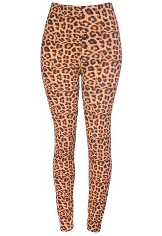 Legging Forever 21 Animal Print Marrom