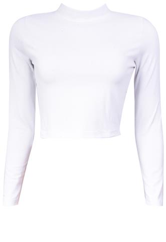 Cropped Forever 21 Liso Branco
