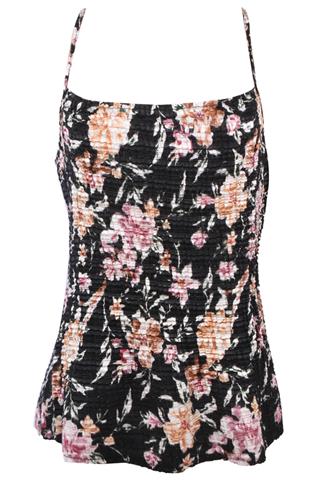 Regata Forever 21 Floral Preta