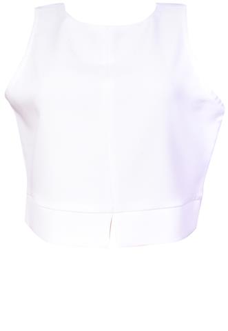 Cropped Forever 21 Liso Branco