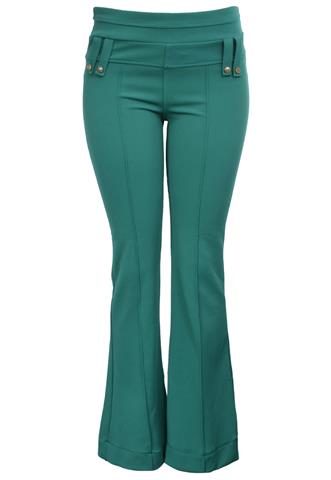 Calça Frorever 21 Canelada Verde