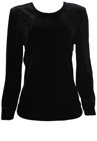 Blusa Forever 21 Veludo Preto