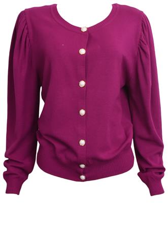 Blusa Frutacor Botões Magenta