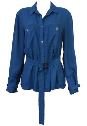 Camisa Frutacor Madrepérolas Azul