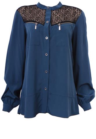 Camisa Frutacor Renda Verde