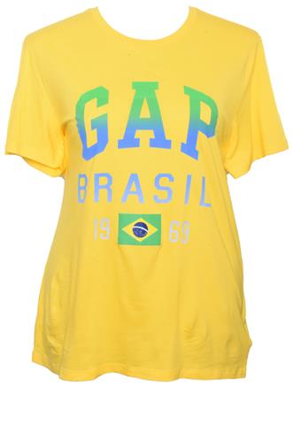 Camiseta Gap Brasil Amarela
