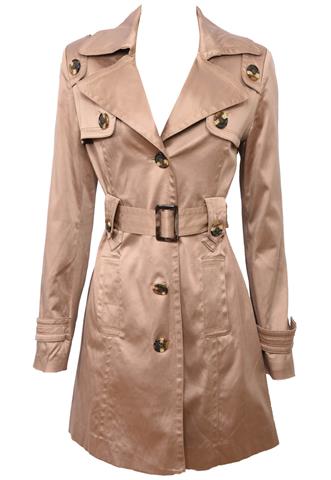 Trench Coat Giorgio Armani Botões Bege