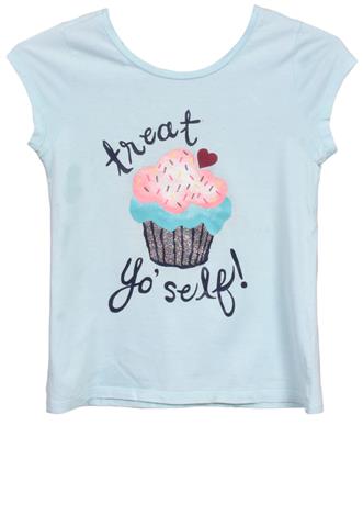 Blusa Gymboree Cupcake Azul