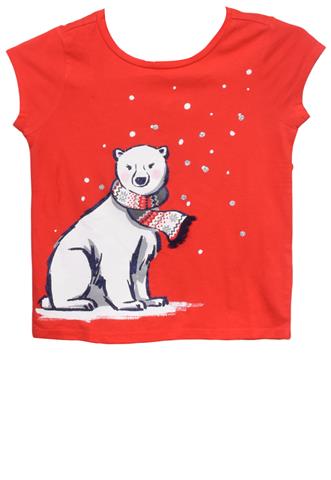 Blusa Gymboree Urso Vermelha