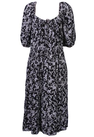 Vestido George Liberty Preto
