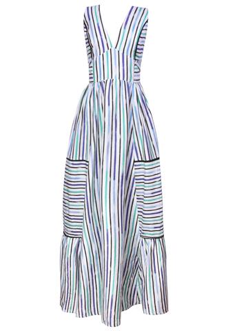 Vestido Gizatti Longo Colorido