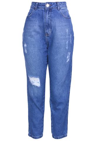 Calça Jeans Gizatti Destroyed Azul