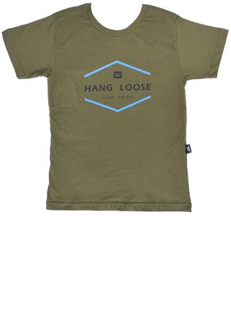 Camiseta Hang Loose Estampada Verde