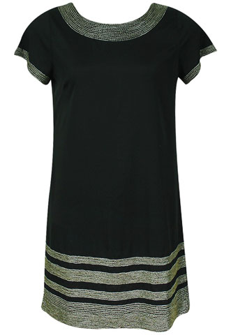 Vestido Hit + Bordado Preto