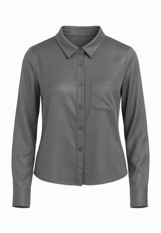 Camisa H&M Brilhosa Cinza