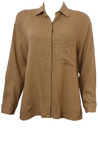Camisa H&M Linho Verde