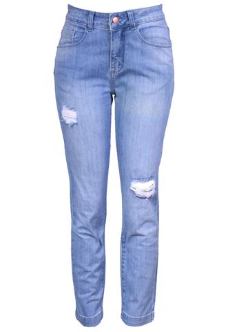 Calça Jeans Hering Cintura Alta Azul