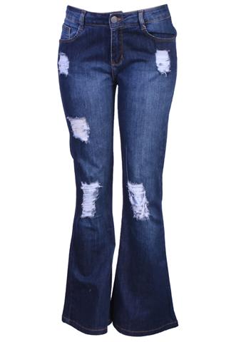 Calça Jeans Hering Flare Azul