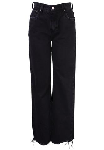Calça Jeans Hering Wide Leg Preta