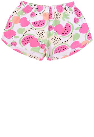 Shorts Hering Frutas Branco/Rosa