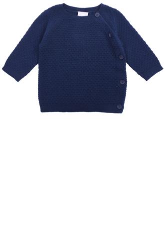 Suéter Hering Botão Azul