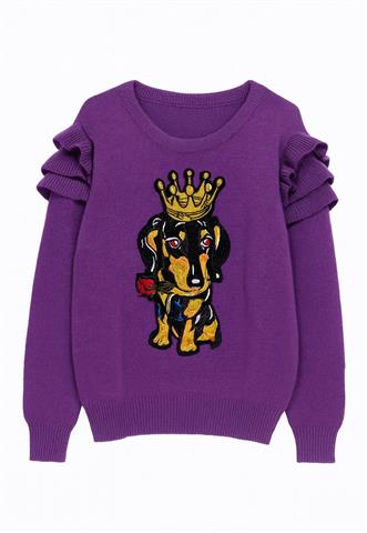 Suéter Hush by Rosana Dog Roxa