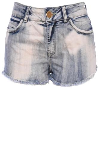 Short Jeans Indigo Corrente Azul