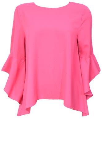 Blusa Indigo Manga Longa Rosa