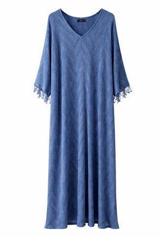 Vestido Iodice Brilho Azul/Dourado