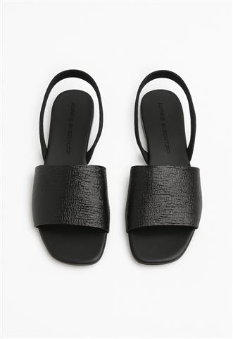 Sandália Jorge Bischoff Salto Baixo Preta