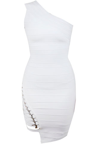 Vestido Jessica Caetano Closet Bandage Branco