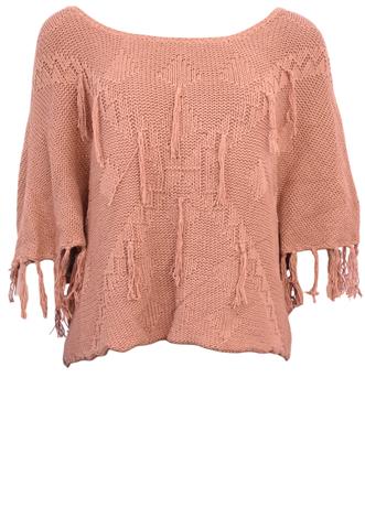 Blusa John John Tricô Marrom