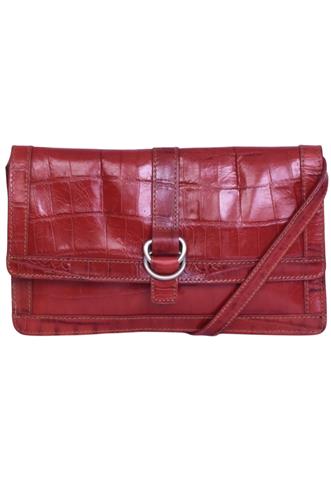 Bolsa Jones New York Couro Vermelha